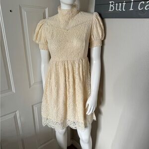Large Ivy City Co. Cream Dress